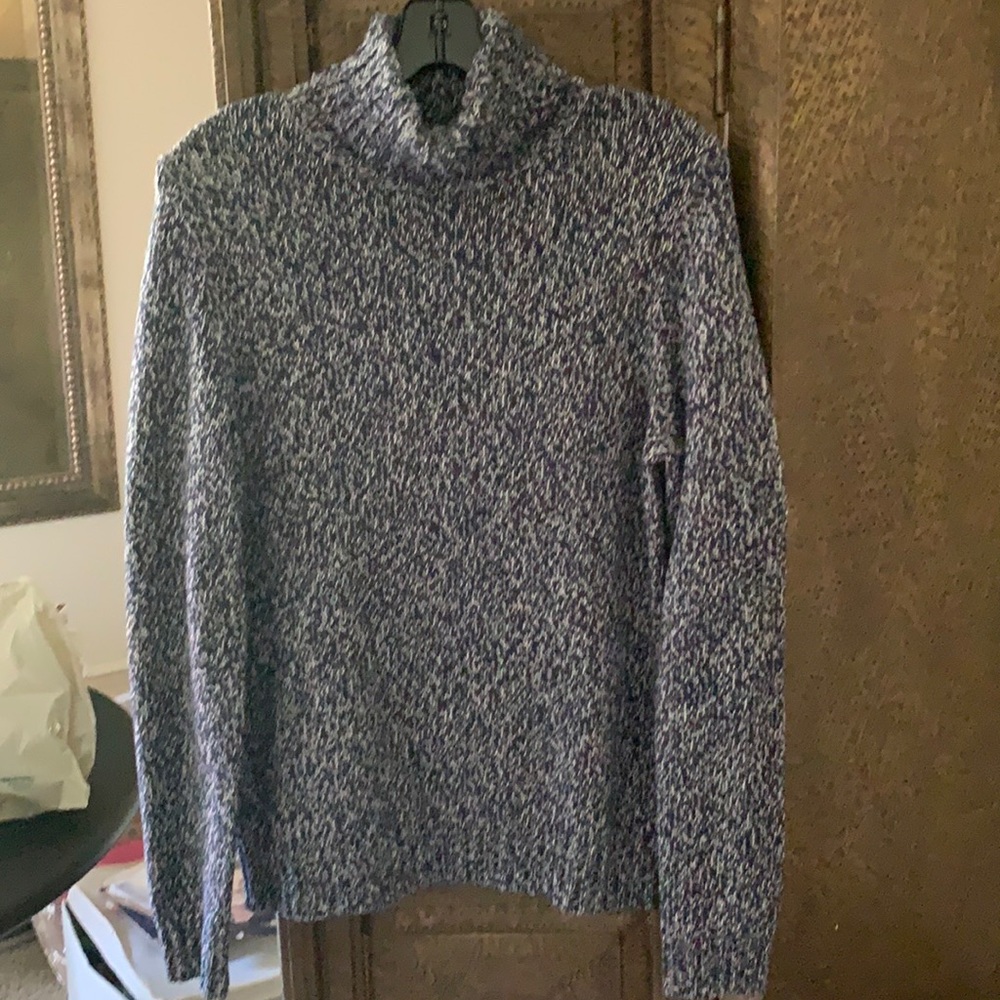 NWO tags Boden tweed blue and white sweater